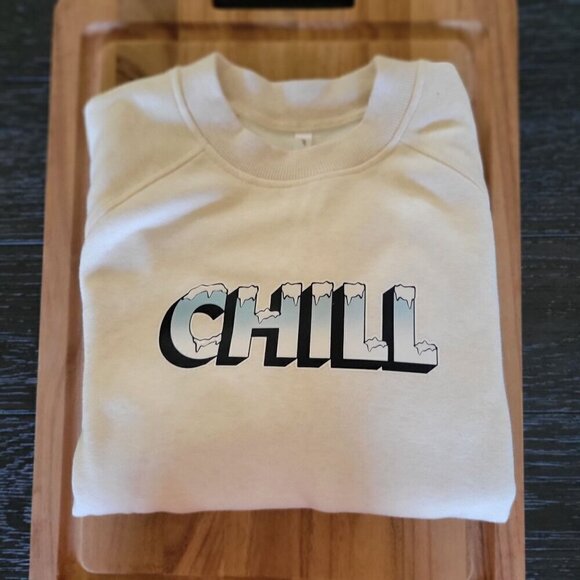 Fabletics "Chill" Graphic Crewneck Sweatshirt XL - Picture 4 of 7